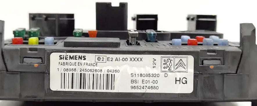 Caja de fusibles ( Citroën / Peugeot ) S118085320D 9652474680 BSIE01-00