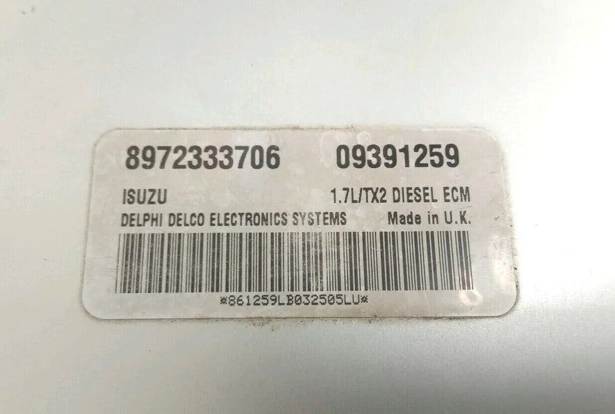 Centralita Motor Opel ( Corsa C / Combo ) 8972333706 09391259