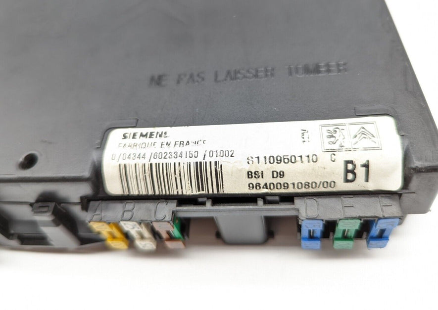 Caja De Fusibles Peugeot 406 S110950110C 9640091080