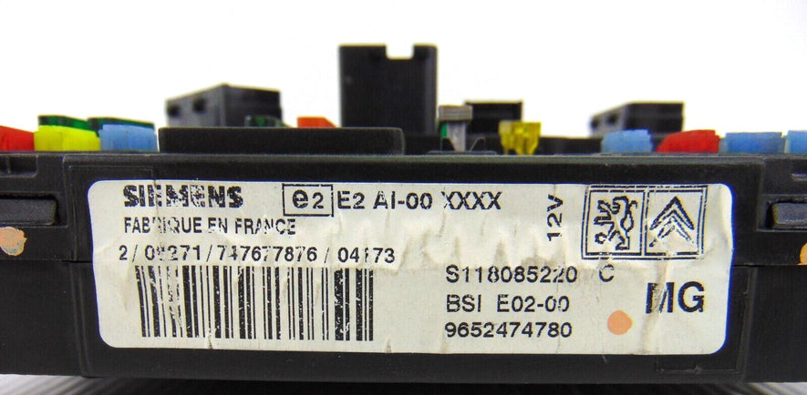 Caja De Fusibles ( Citroën / Peugeot ) S118085220C 9652474780 BSIE02-00