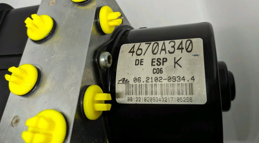 ABS Pump MITSUBISHI Citroen Peugeut 4670A340 06210209344