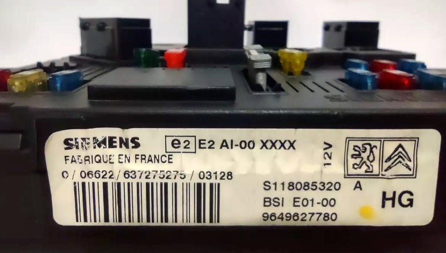 Caja De Fusibles ( Citroën / Peugeot ) S118085320A 9649627780 BSIE01-00