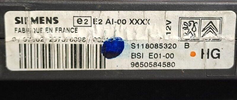 Caja De Fusibles ( Citroën / Peugeot ) S118085320B 9650584580 BSIE01-00