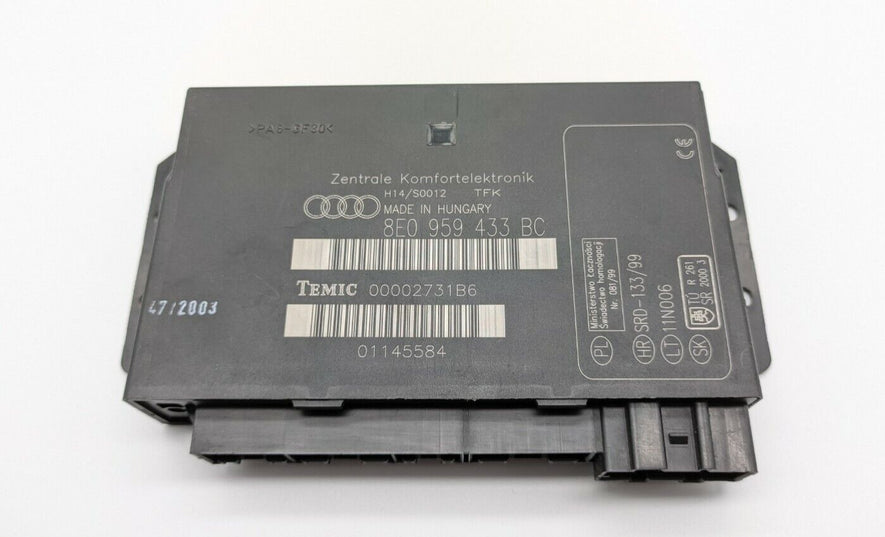 ECU Comfort AUDI A4 8E0959433BC Temic 00002731B6