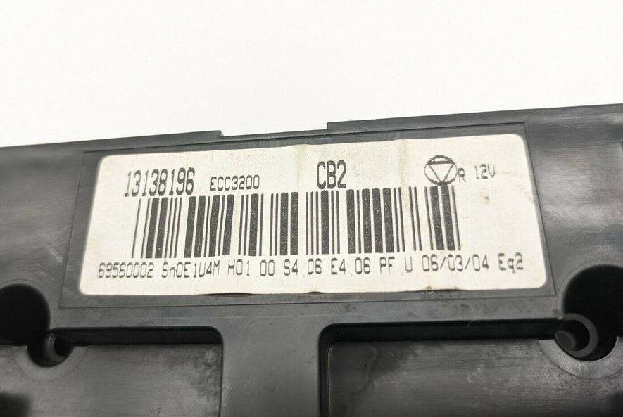 Mando Climatizador Opel Vectra C 13138196