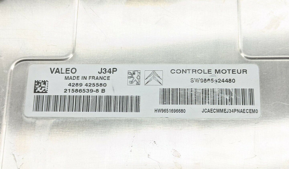 ECU ( Peugeot, Citroën ) SW9665424480 HW9651696680
