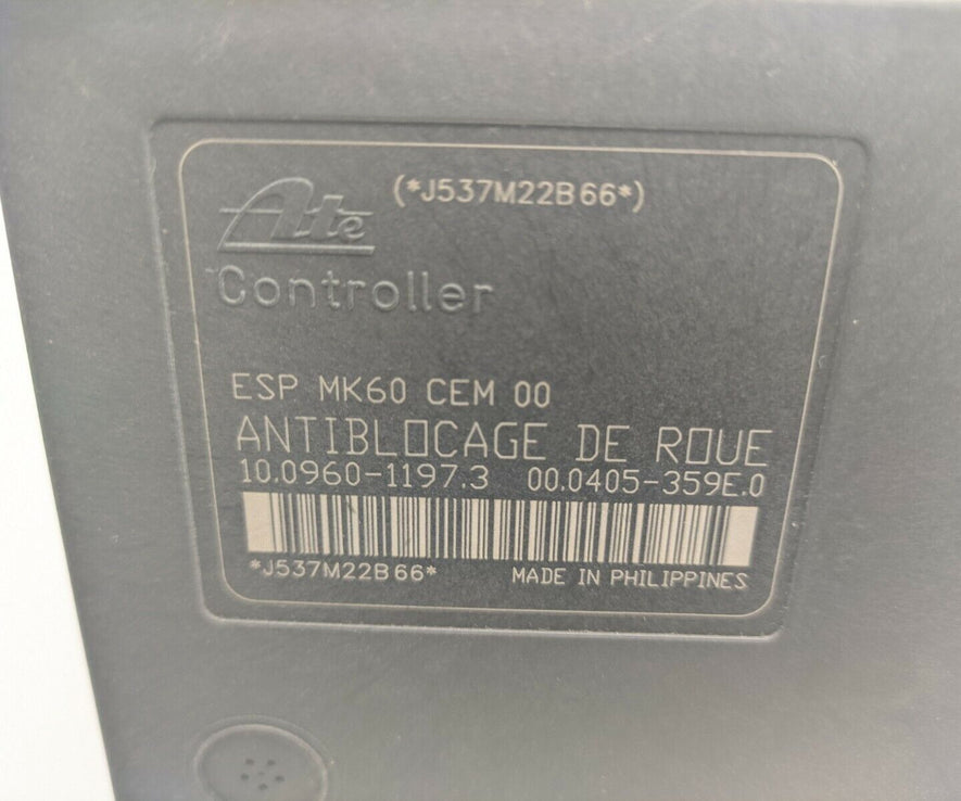 ABS Pump Peugeot 207 9663945780 10096011973 000405359E0