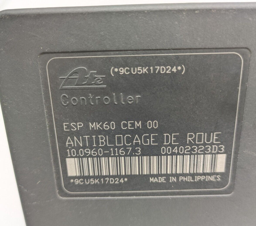 Módulo ABS Citroën (C2, C3) / Peugeot (207, 307) 9660696380 10096011673