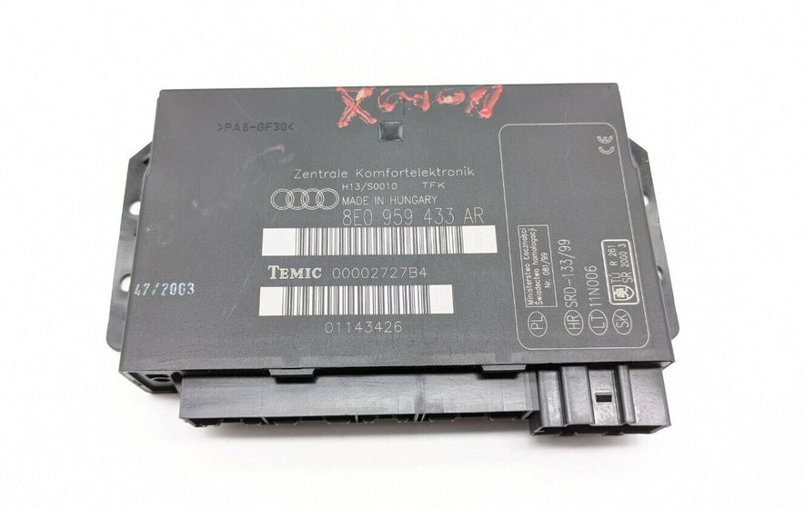 ECU Comfort Audi A4 B6 B7 8E0959433AR 00002727B4