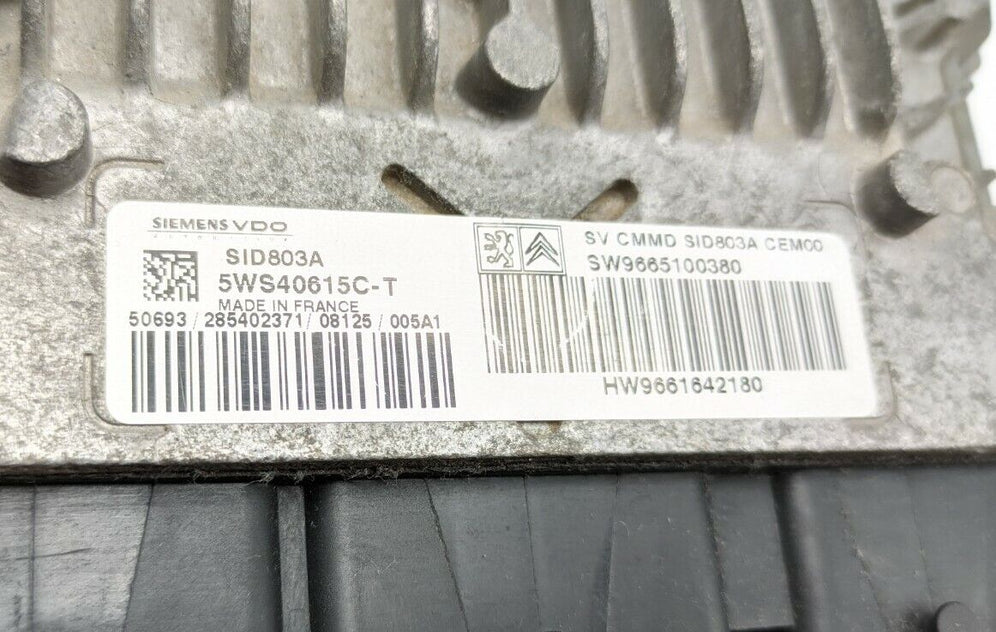 ECU ( Peugeot, Citroën ) 5WS40615CT SW9665100380