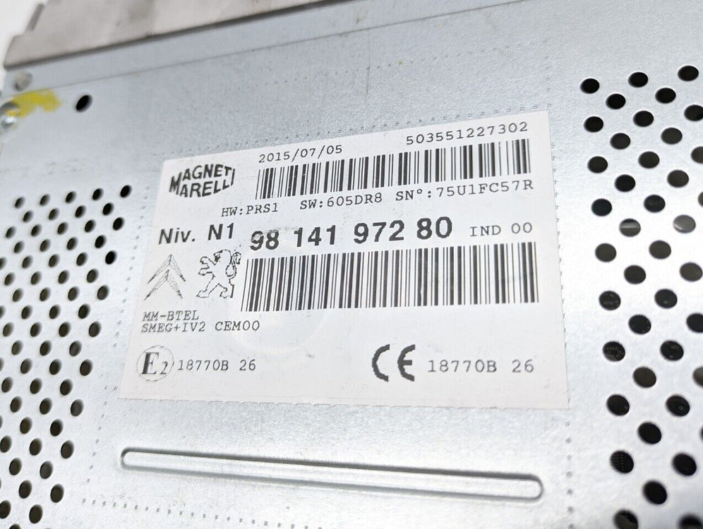 Sistema Navegación GPS ( Citroën, Peugeot ) 9814197280