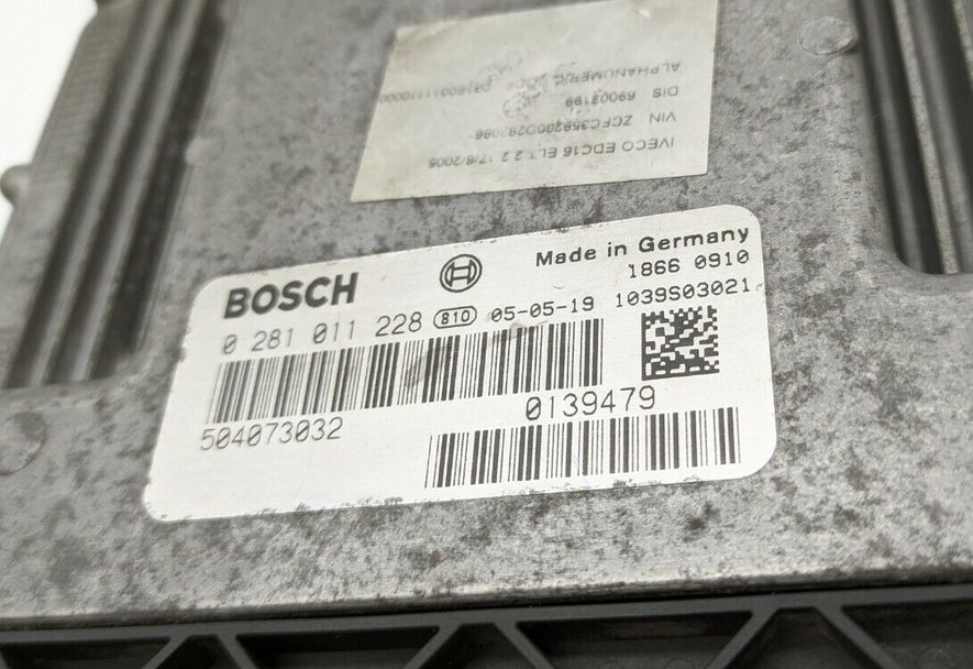 Centralita Motor Iveco Daily 0281011228 504073032
