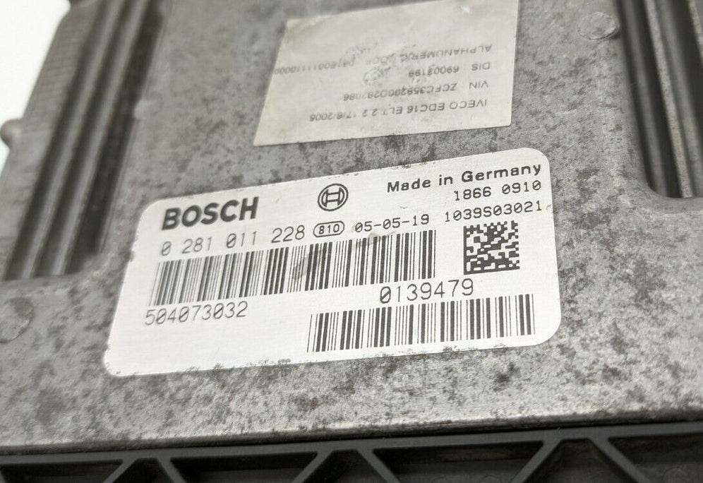 Centralita Motor Iveco Daily 0281011228 504073032