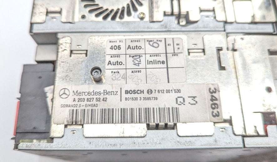 Sistema Navegación Mercedes Clase C / CLK A2038275242 7612001530