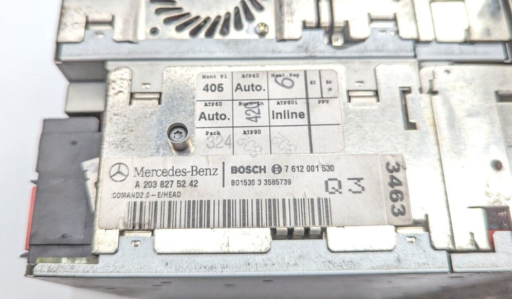 Sistema Navegación Mercedes Clase C / CLK A2038275242 7612001530