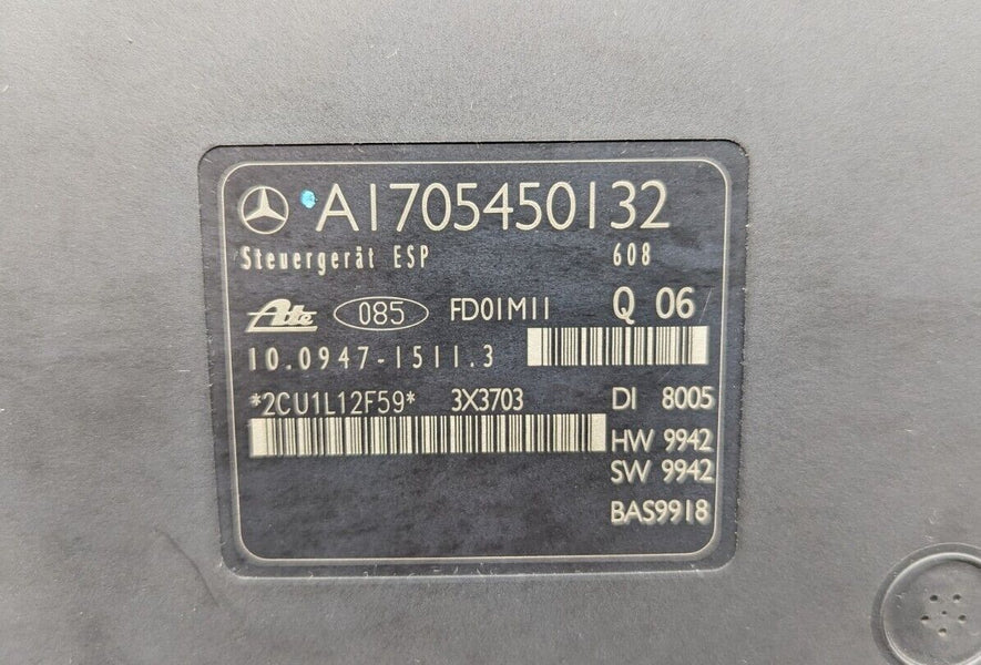 Módulo ABS Mercedes ( CLK, SLK ) A0034317012 A1705450132