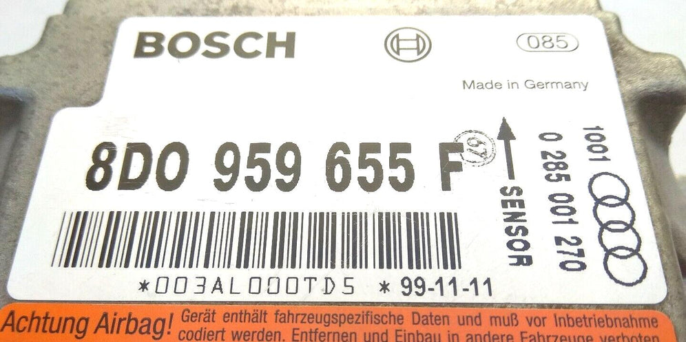 Centralita Airbag Audi A4 8D0959655F 0285001270