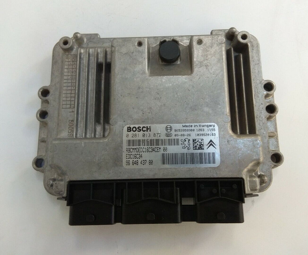 ECU  Citroën / Peugeot   0281013872  9664843780