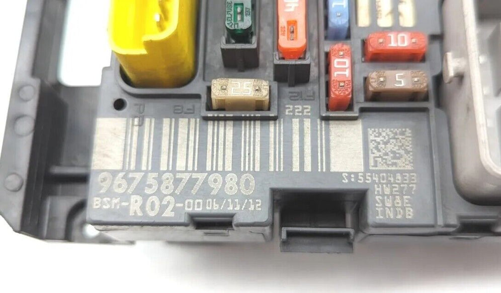 Caja De Fusibles BSM-R02 ( Citroën / Peugeot  ) 9675877980