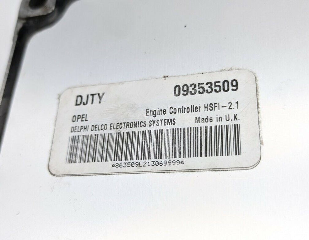 KIT Ecu Opel ( Astra, Vectra, Zafira ) 09353509 DJTY