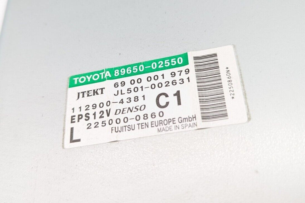Centralita  dirección Toyota Auris 89650-02550 8965002550