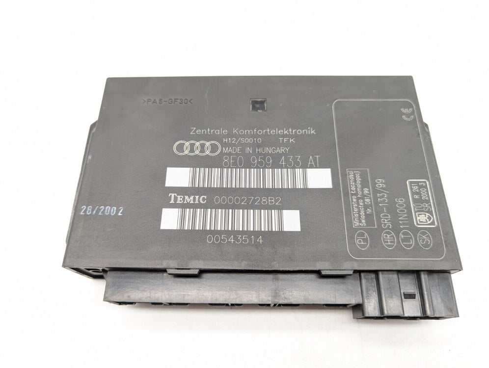 Módulo De Confort Audi A4 B6 B7 8E0959433AT 00002728B3