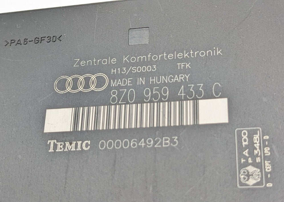 Módulo Confort AUDI A2 8Z0959433C